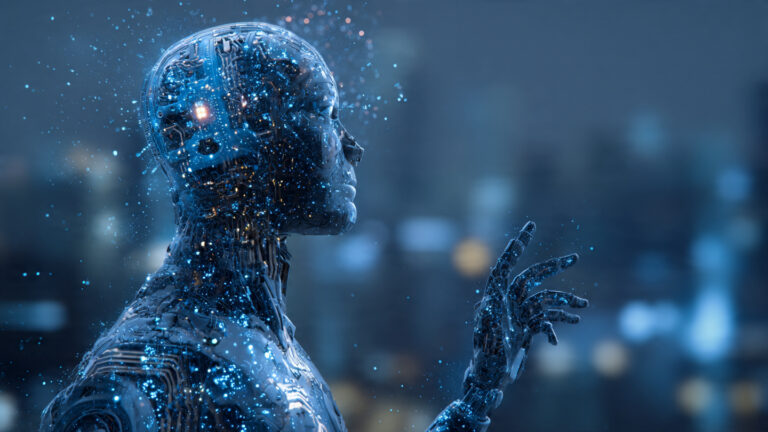 artificial intelligence technology concept showing digital networks and futuristic ai systems transforming india’s digital economy.