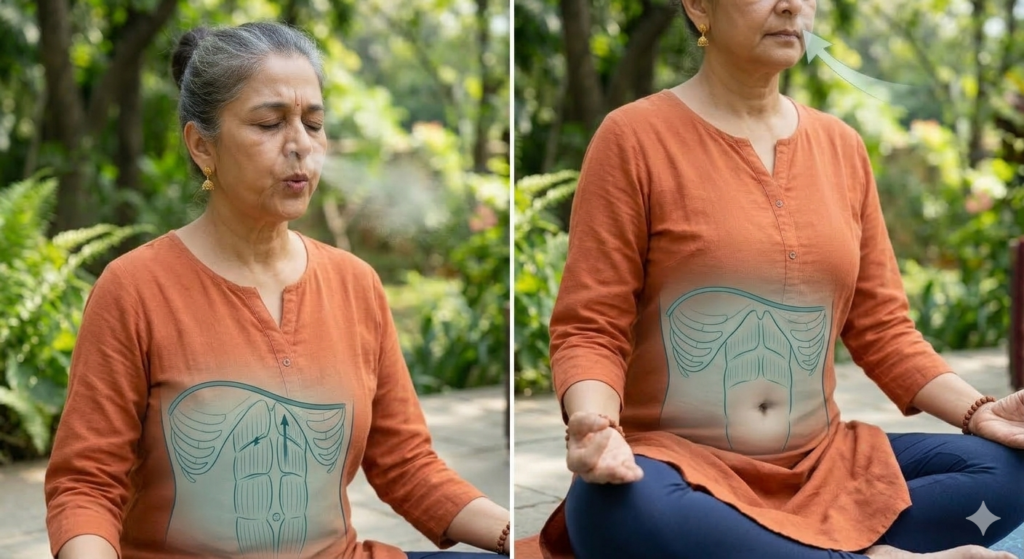 Pranayama Breathing Techniques for Stress and Anxiety Relief kapalbhati pranayama