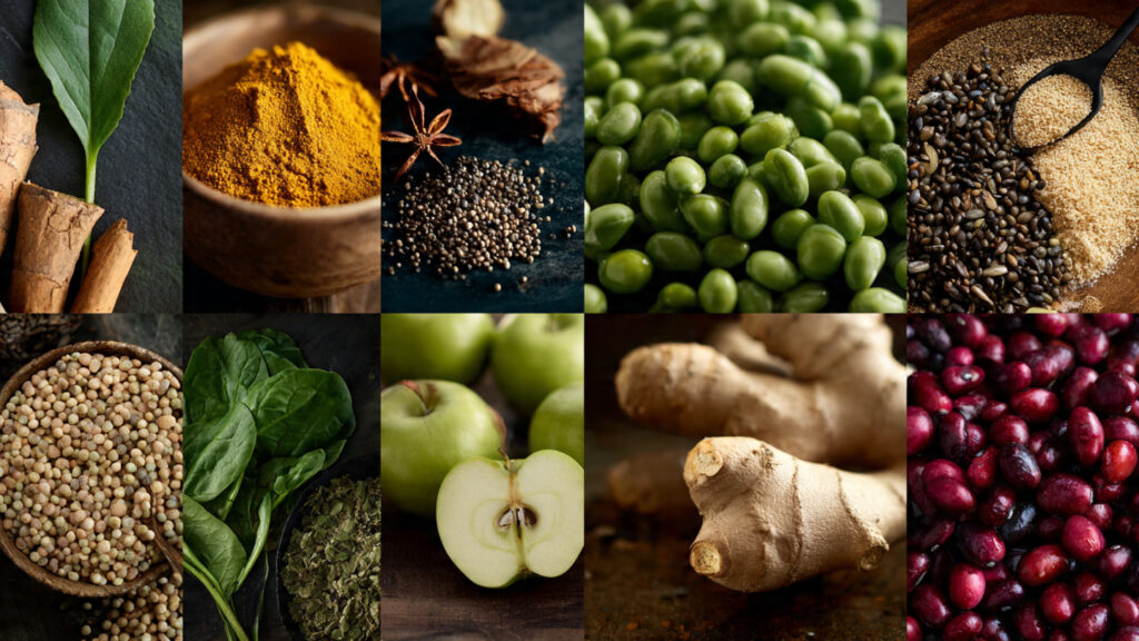 kapha types benefit from light, warm, and stimulating foods.