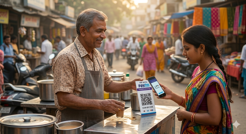 The Rise of Digital India upi qr code digital payment in india (1)